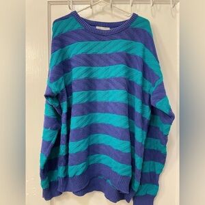 Christian Dior Vintage 100% Cotton Chunky Sweater Made in USA